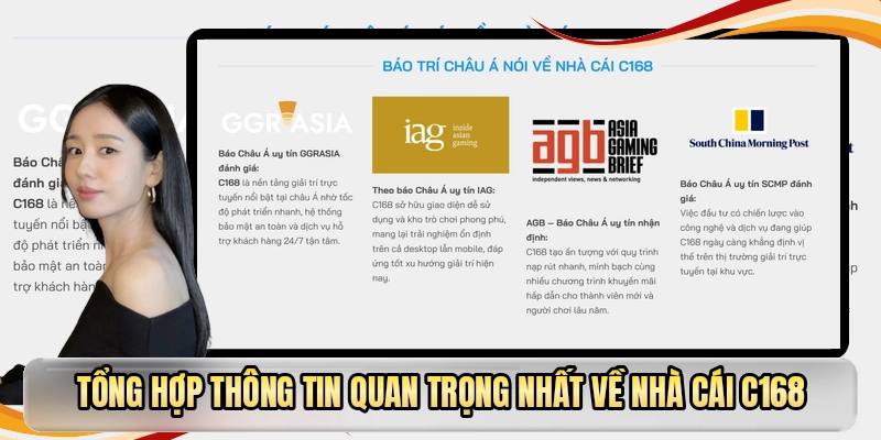 Tổng hợp thông tin quan trọng nhất về nhà cái C168